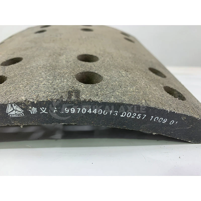 Sinotruck HOWO Mining Truck Spare Parts Brake Lining