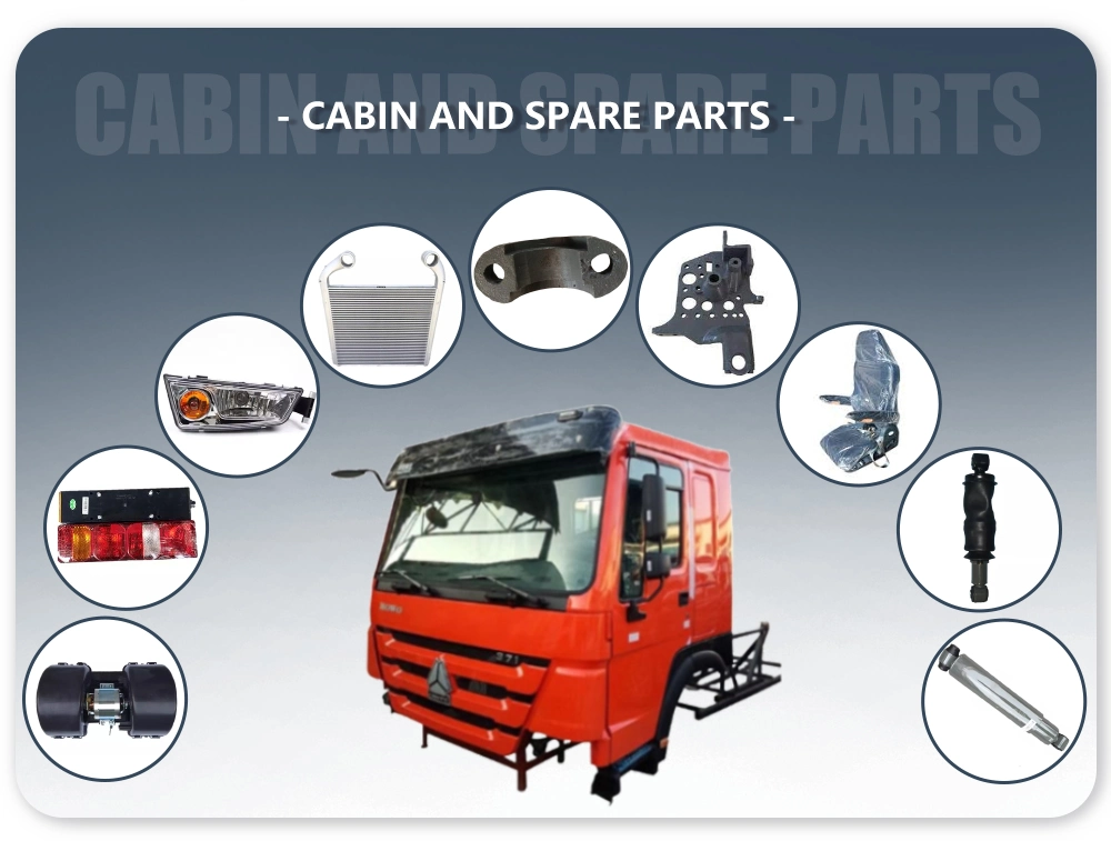 Sinotruk A7 HOWO T5g/T7h/Tx Sitrak C5h/C7h Hohan N5g/N6g/N7g Steyr M5g/D7b China Heavy Truck Spare Parts